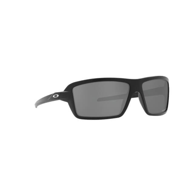 Shop Oakley Cables Prizm Black Polarized Wrap Men's Sunglasses Oo9129 912902 63