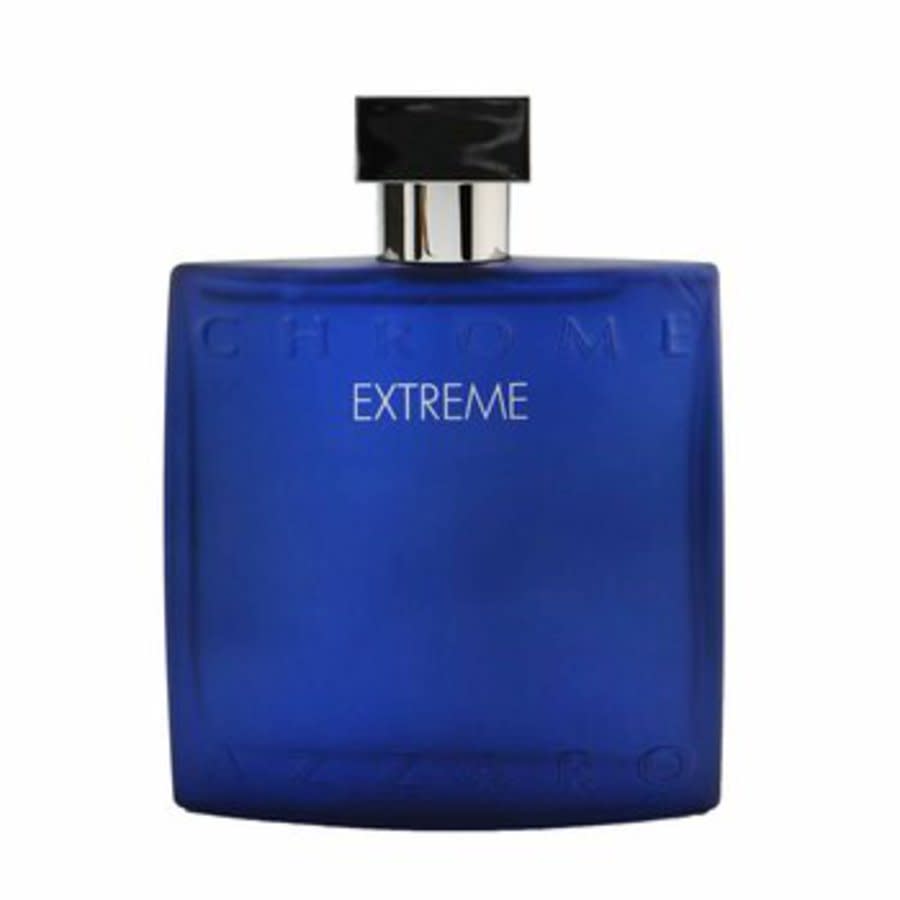 Azzaro Mens Chrome Extreme Edp Spray 3.4 oz (100 Ml) In Chrome / Green