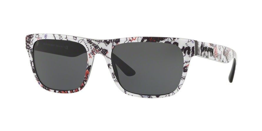BURBERRY GREY SQUARE MENS SUNGLASSES 0BE4268-371287-56