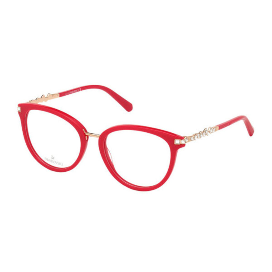 Swarovski Ladies Red Round Eyeglass Frames Sk534406653