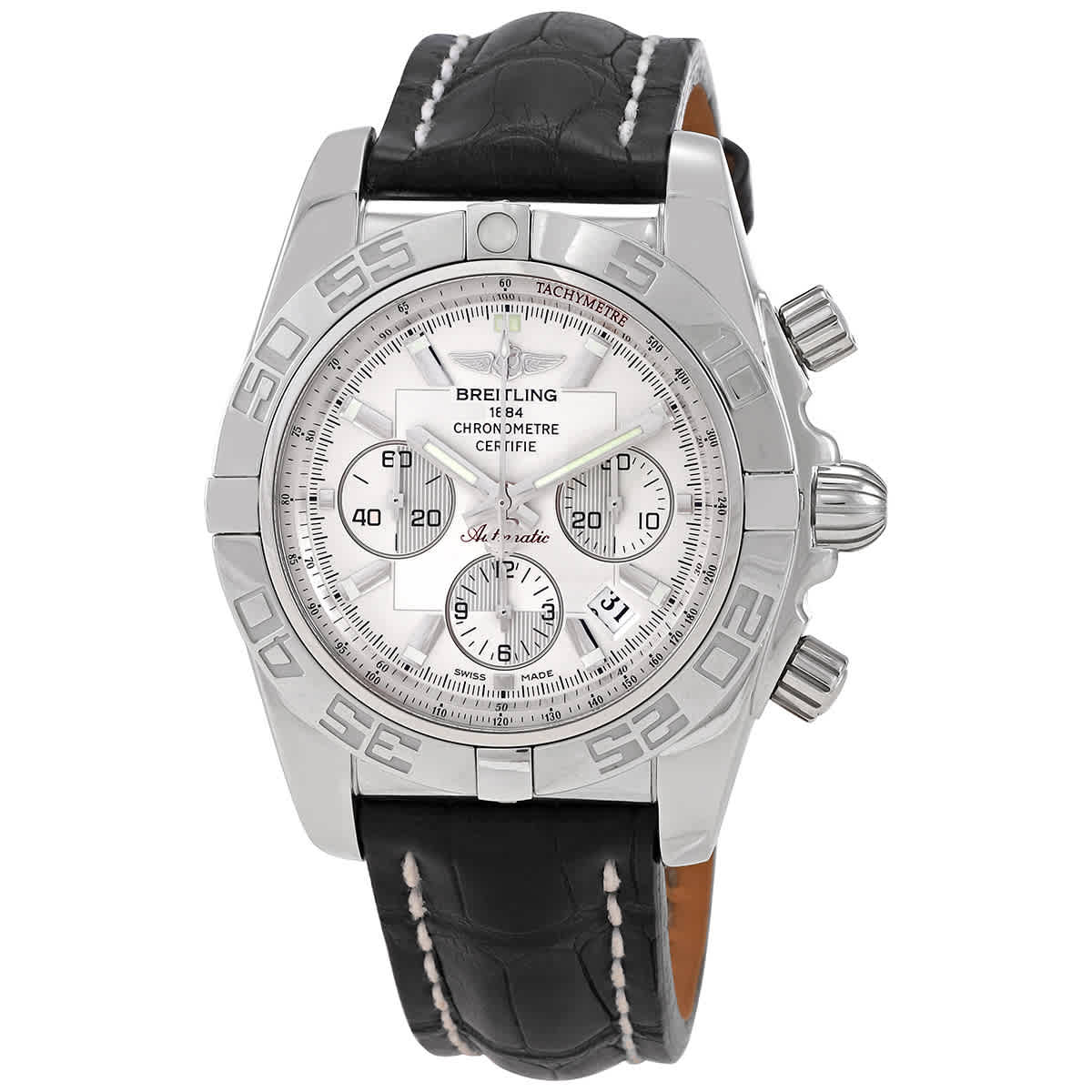 Breitling Chronograph Automatic Watch Ab011012/g684bkcd In Black / Silver