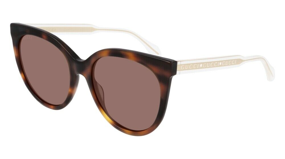 Gucci Brown Cat-eye Ladies Sunglasses Gg0565s-002 54