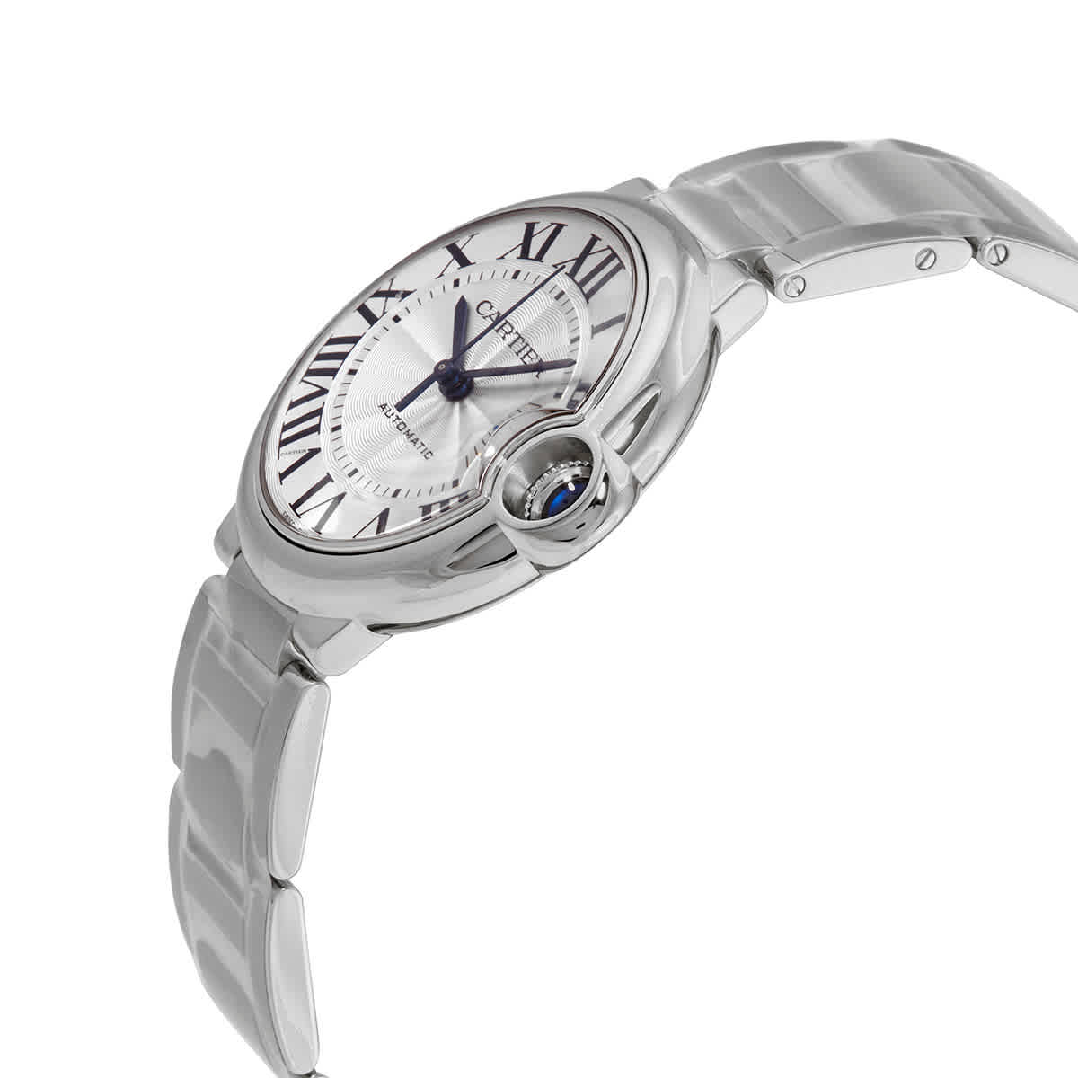 Shop Cartier Ballon Bleu Automatic Silver Dial Unisex Watch Wsbb0048 In Blue / Silver