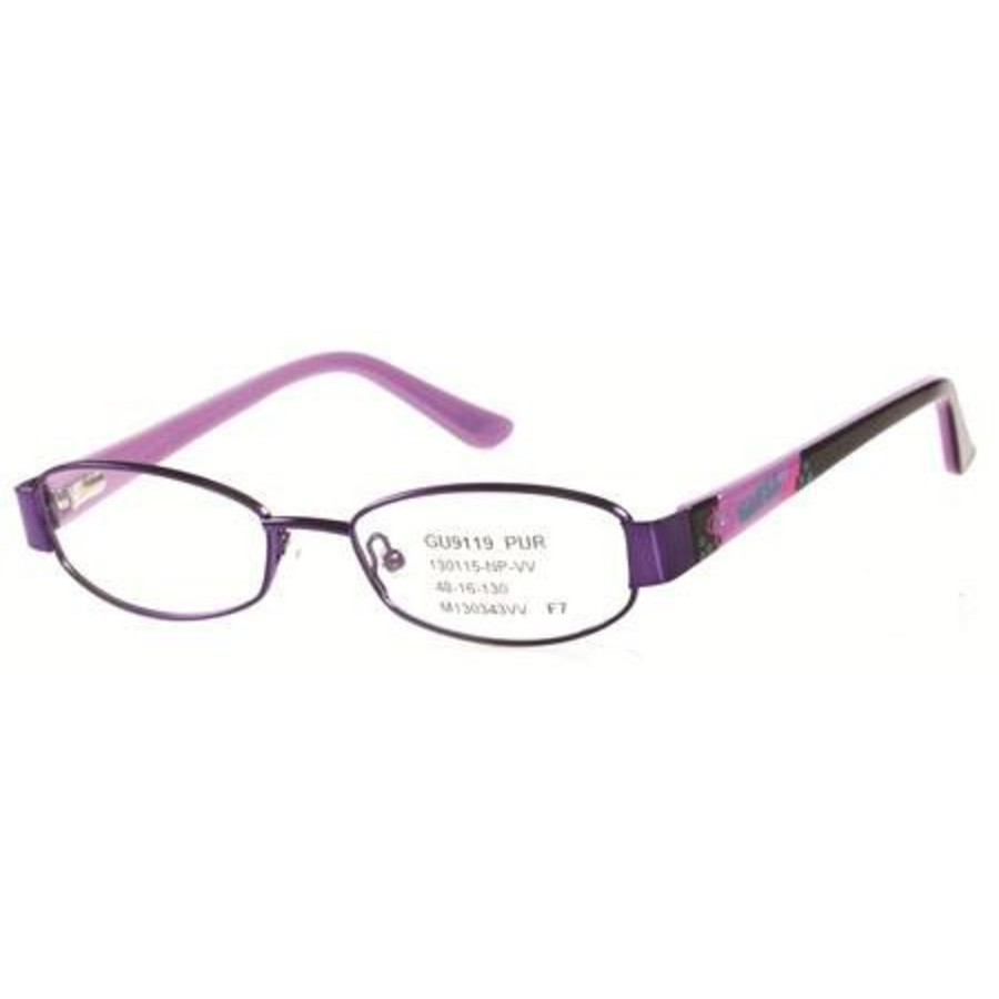 GUESS UNISEX PURPLE ROUND EYEGLASS FRAMES GU9119(GU9119)O2448