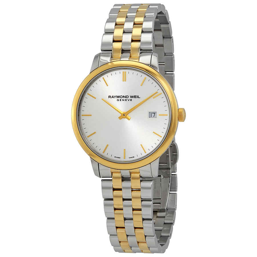 Raymond Weil Toccata Classic Quartz Silver Dial Mens Watch 5485-stp-65001 In Gold / Gold Tone / Silver / Yellow
