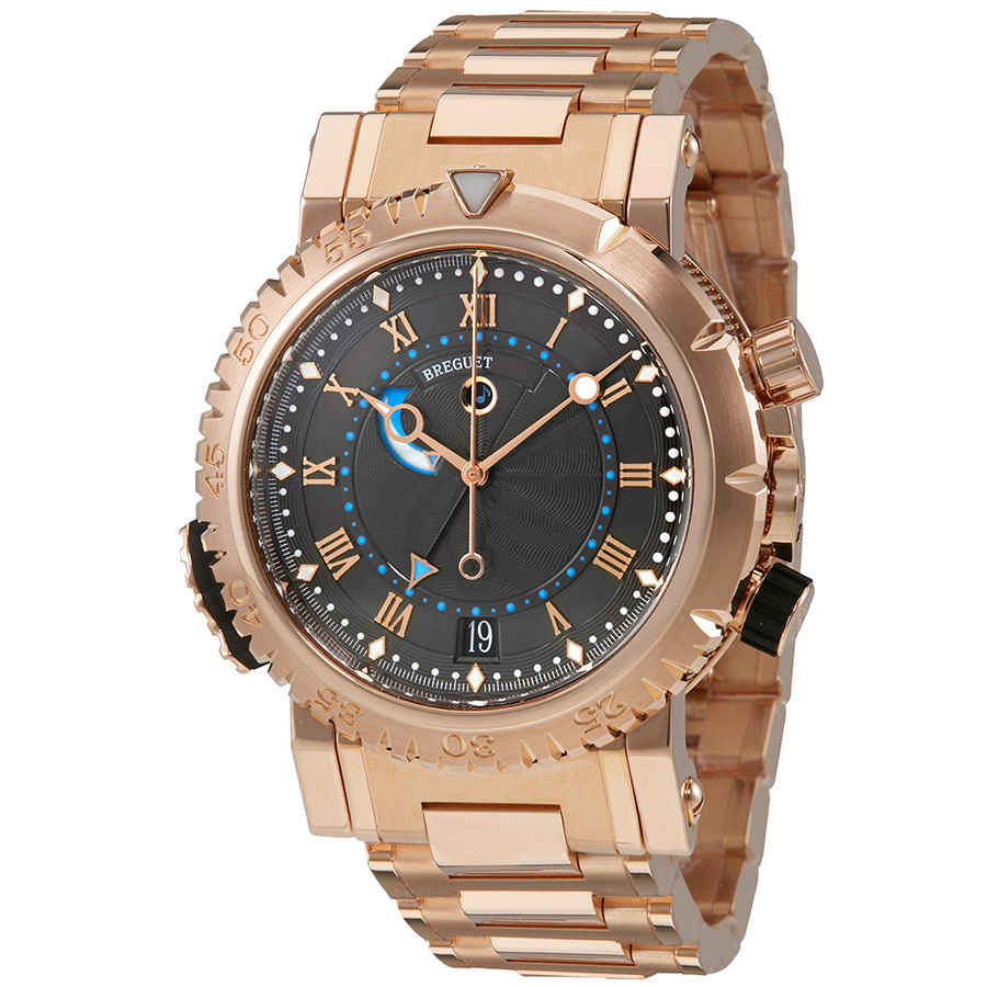 Breguet Marine Royale Mens Automatic Watch 5847br/z2/rz0 In Black / Gold / Gold Tone / Rhodium / Rose / Rose Gold / Rose Gold Tone