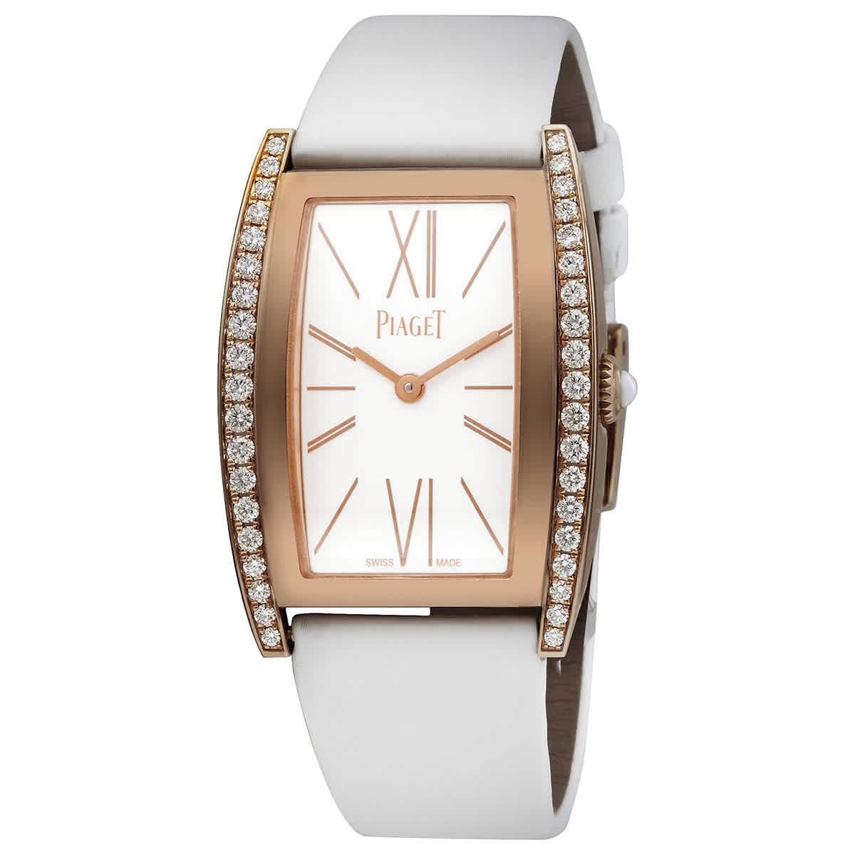 Piaget Limelight 18kt Rose Gold White Dial Ladies Watch Goa39188 In Gold Tone,green,pink,rose Gold Tone,white