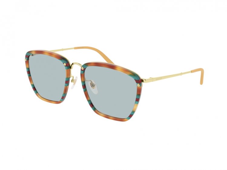 Gucci Blue Mens Sunglasses Gg0673s-003 56