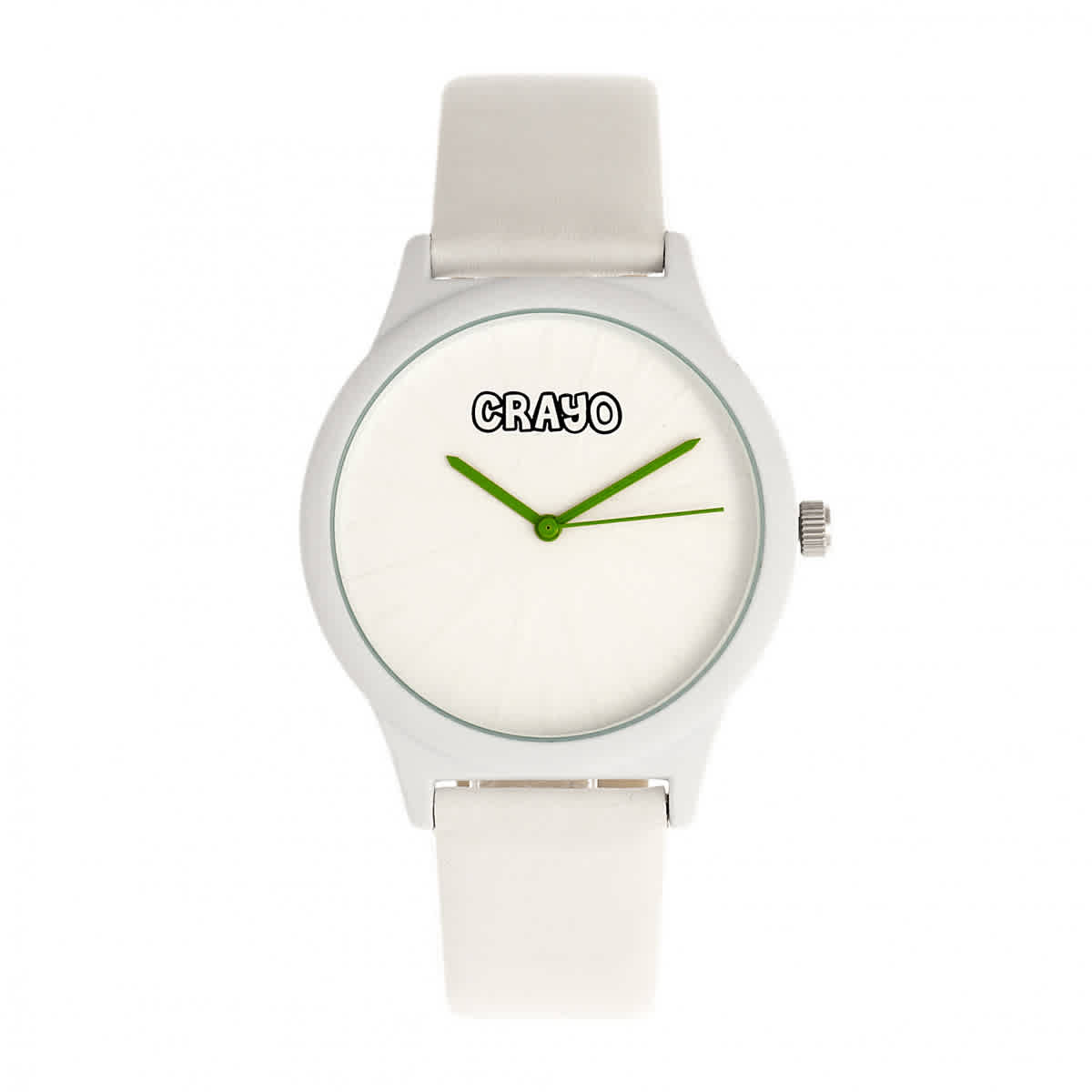 Crayo Splat Unisex Watch In Green / White