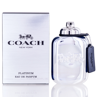 Coach Platinum /  Edp Spray 3.3 oz (100 Ml) (m) In Black,silver Tone