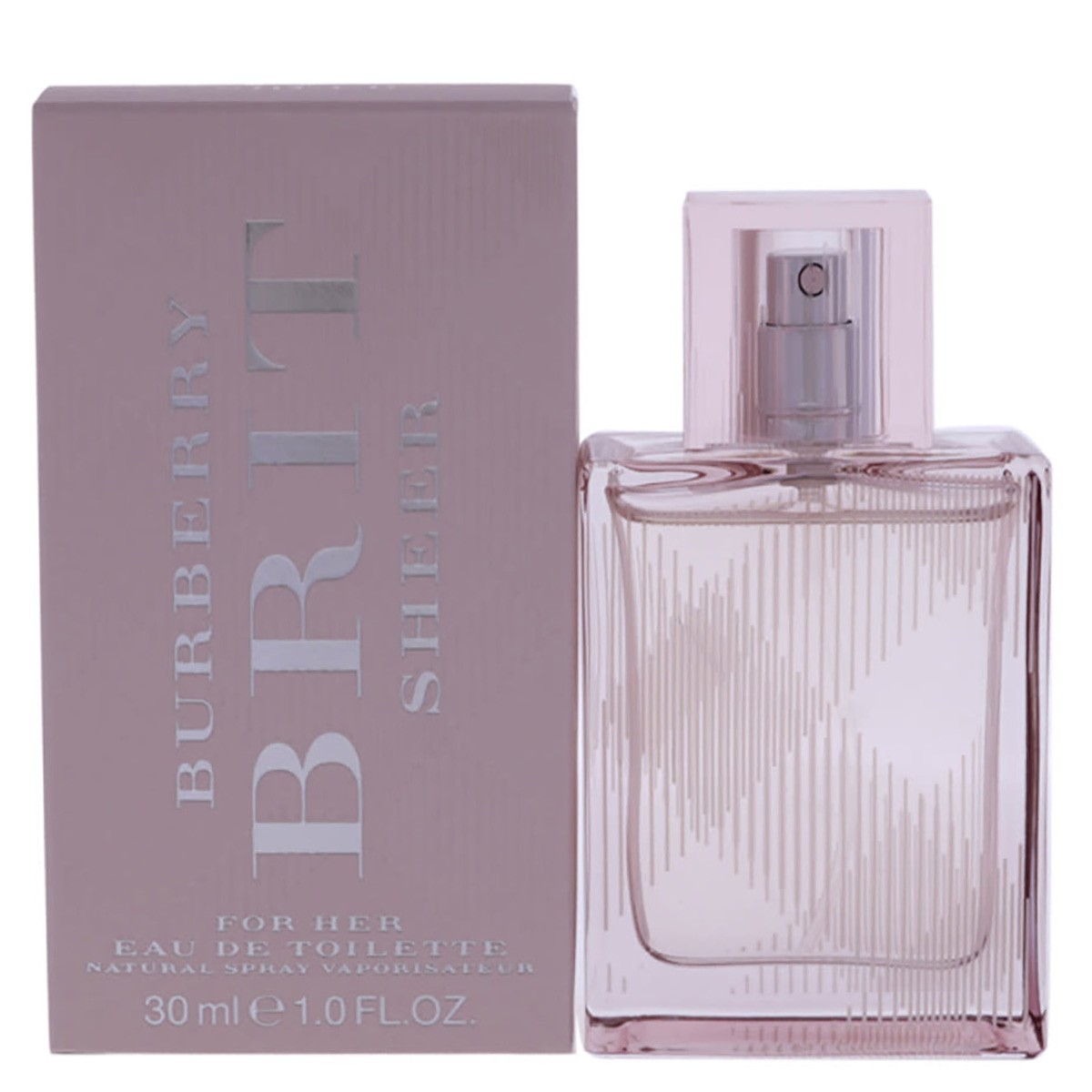 Burberry Brit Sheer /  Edt Spray New Packaging 1.0 oz (w) In Berry / Peach / Pineapple / Pink / White