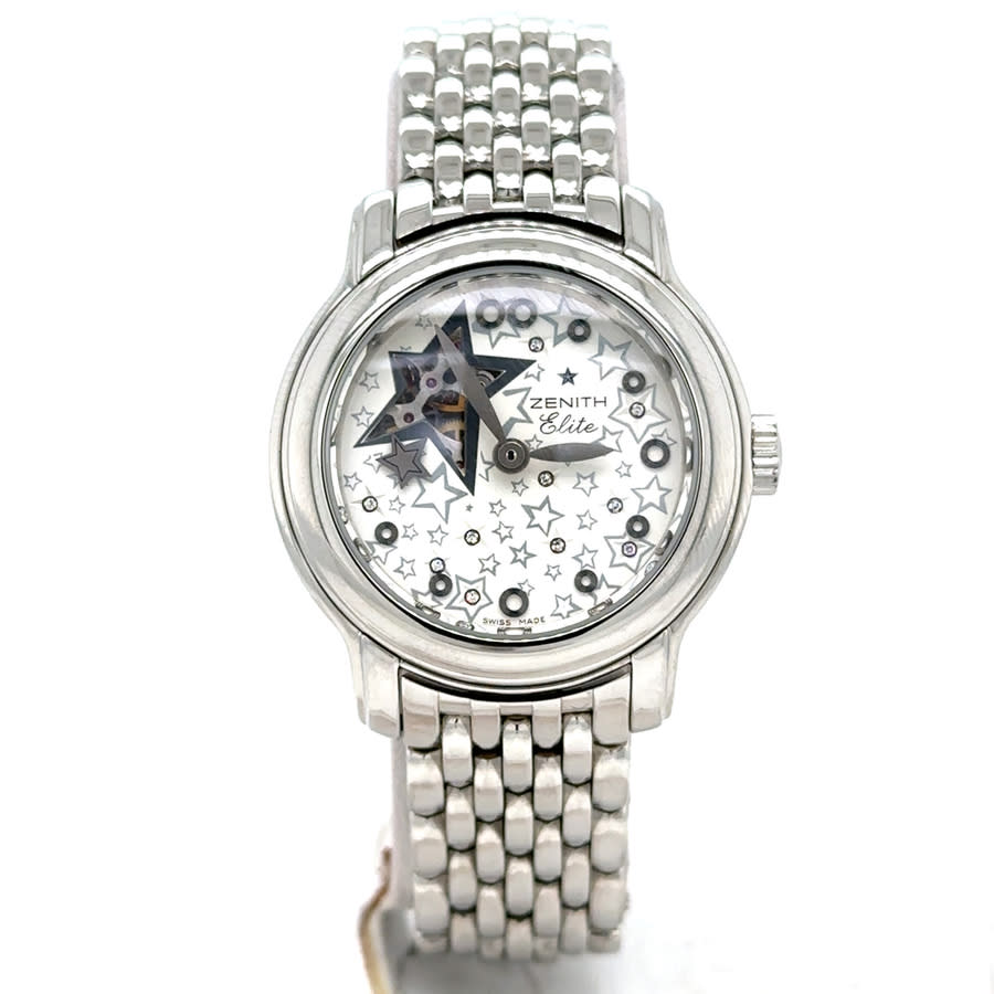 Pre-owned Zenith Baby Star Silver-tone Dial Ladies Watch 16.1221.68/01.m1220