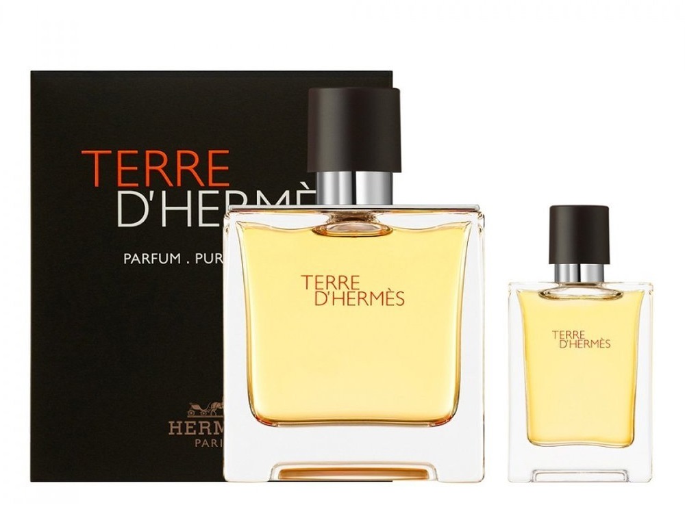 Hermes Mens Terre d'Hermes Gift Set Fragrances 3346130010654