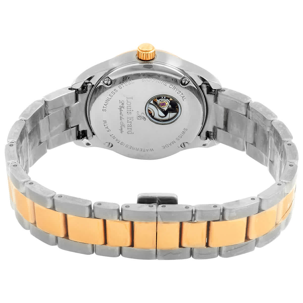 Louis Erard Ladies Diamond Watch Automatic Excellence White Mother