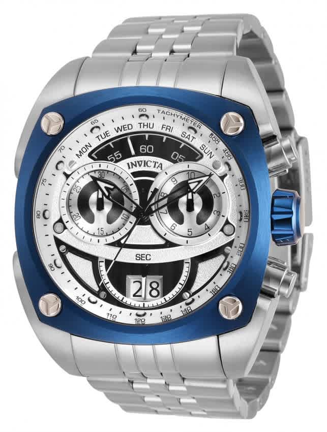 Invicta Reserve Chronograph Quartz Mens Watch 32070 In Black,blue,silver Tone