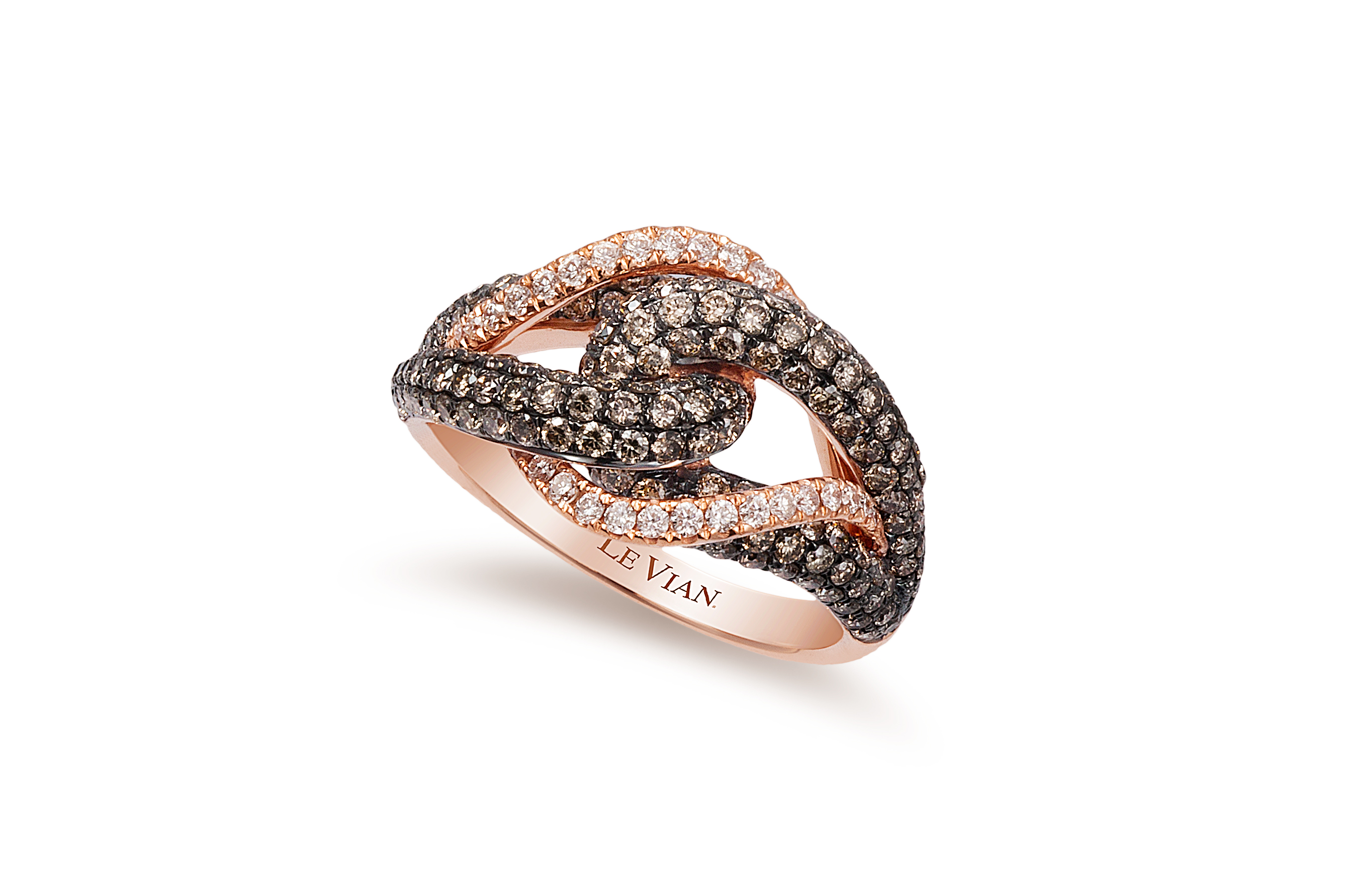 Le Vian Chocolatier Ring Chocolate Diamonds In Pink