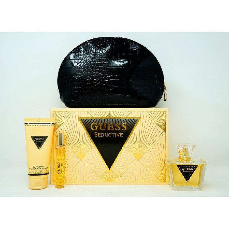 Guess Ladies Seductive Gift Set Fragrances 085715329158 In Black / Orange