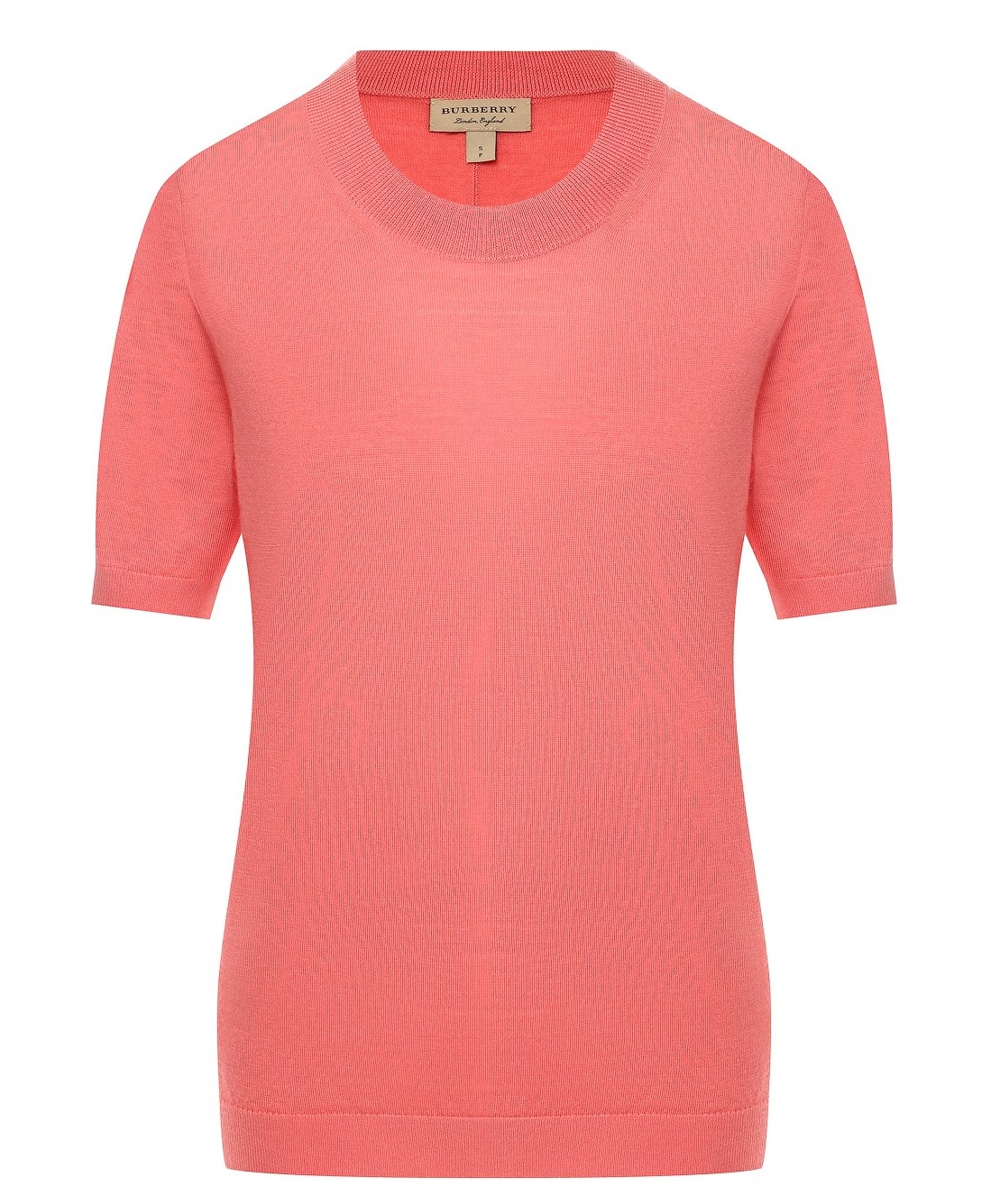 BURBERRY SHORT SLEEVE MERINO WOOL SWEATER