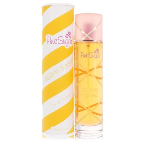 Aquolina Pink Sugar Creamy Sunshine /  Edt Spray 3.4 oz (100 Ml) (w) In Beige,green,pink