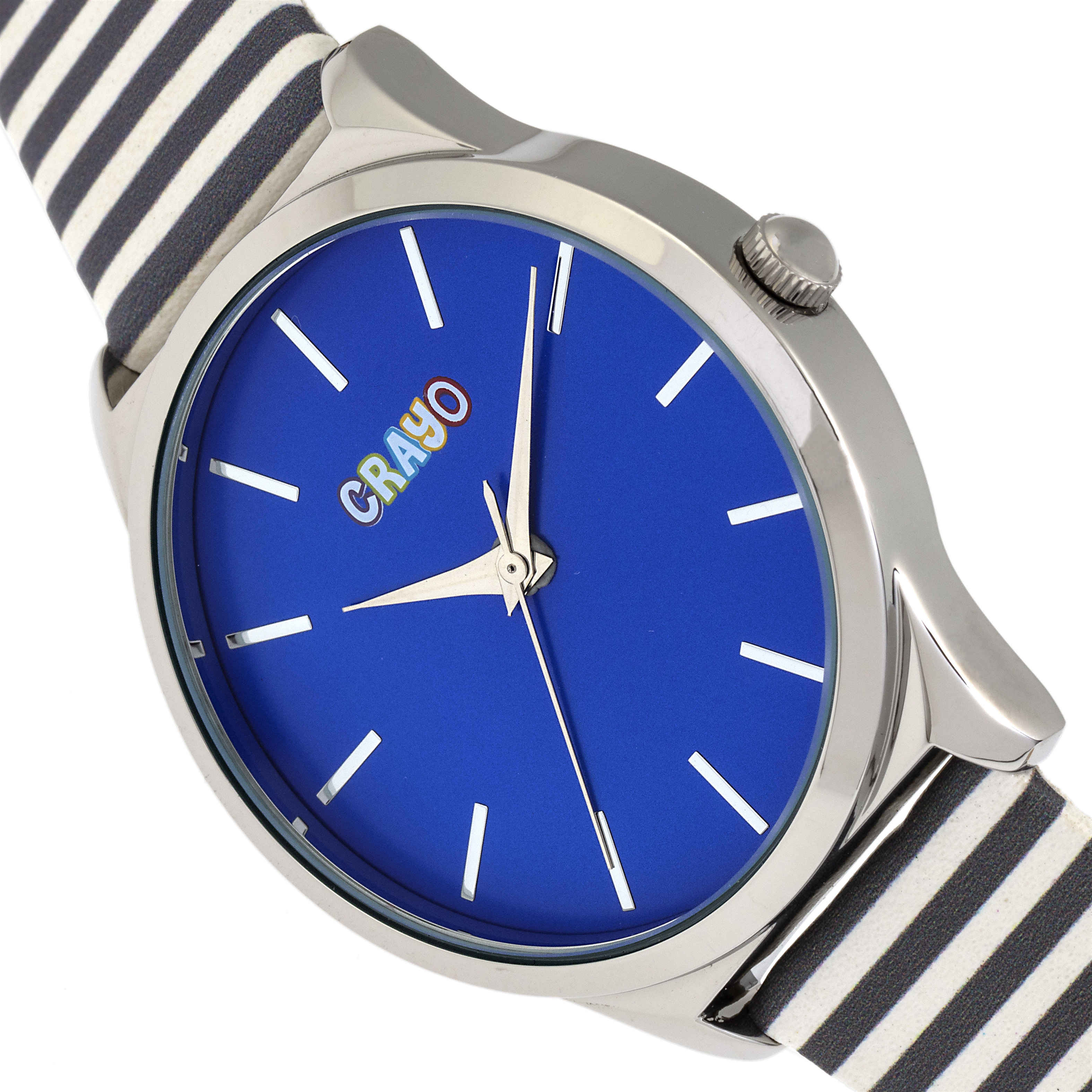 Shop Crayo Aboard Quartz Blue Dial Unisex Watch Cracr5602 In Blue / Grey