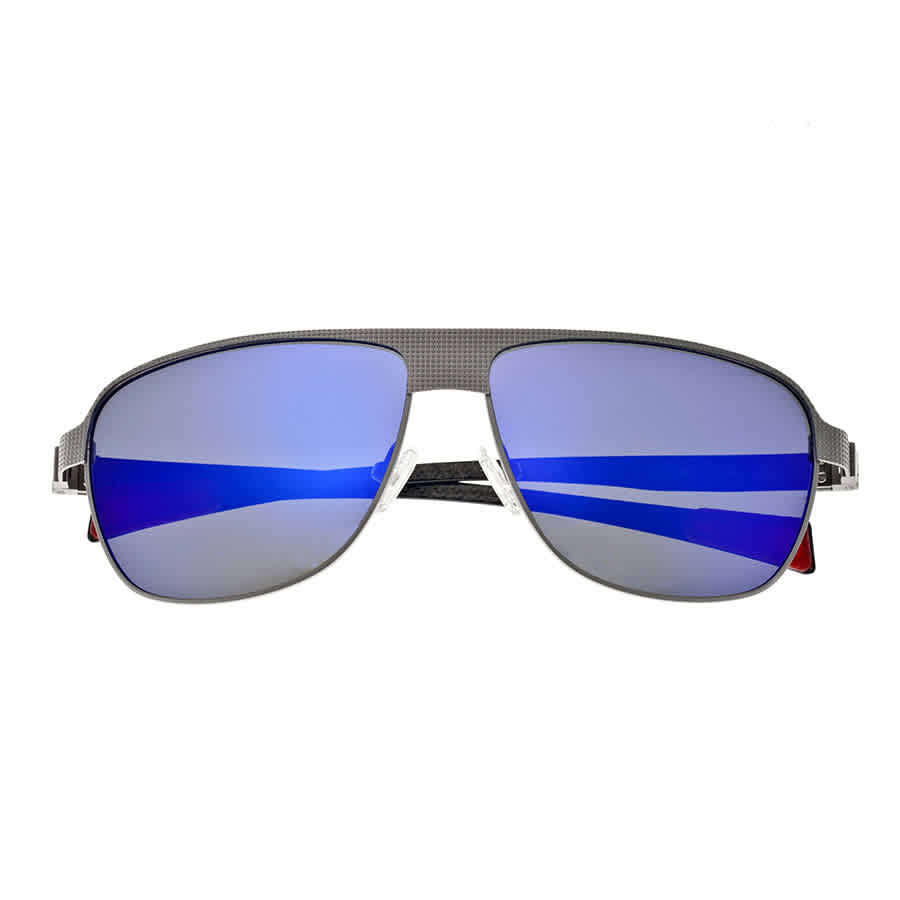 Breed Hardwell Titanium Sunglasses In Green,purple,silver Tone