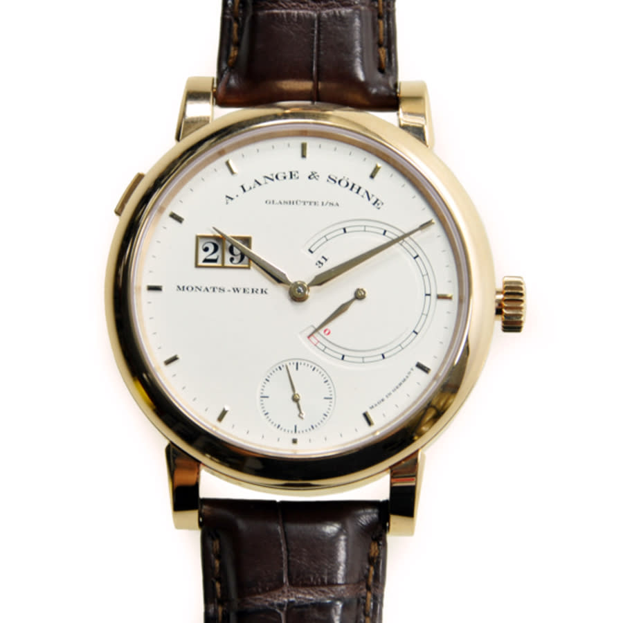 A. Lange & Sohne A.lange & Sohne Lange 31 Hand Wind Silver Dial Men's Watch 130.032f In Brown / Gold / Gold Tone / Rose / Rose Gold / Rose Gold Tone / Silver