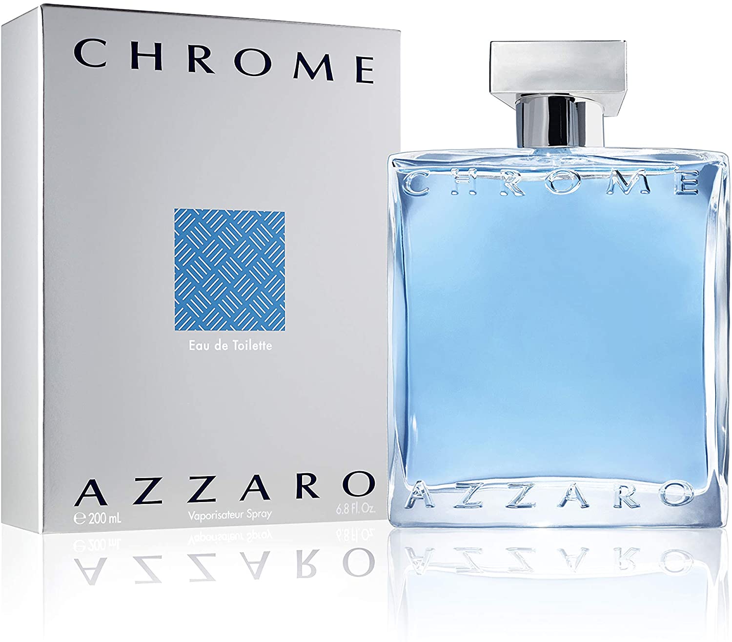 Azzaro Chrome / Edt Spray 6.7 oz (200 Ml) (m) In Silver Tone