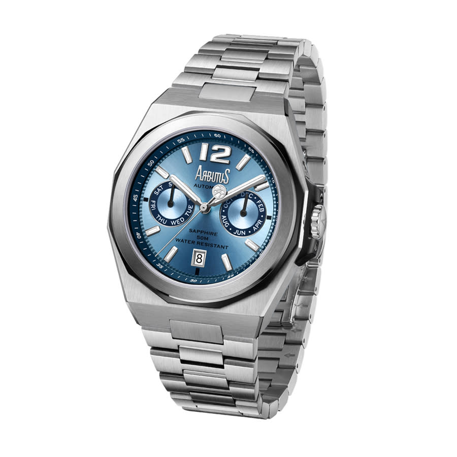 Arbutus Arbutus Wall Street Automatic Blue Dial Mens Watch AR24