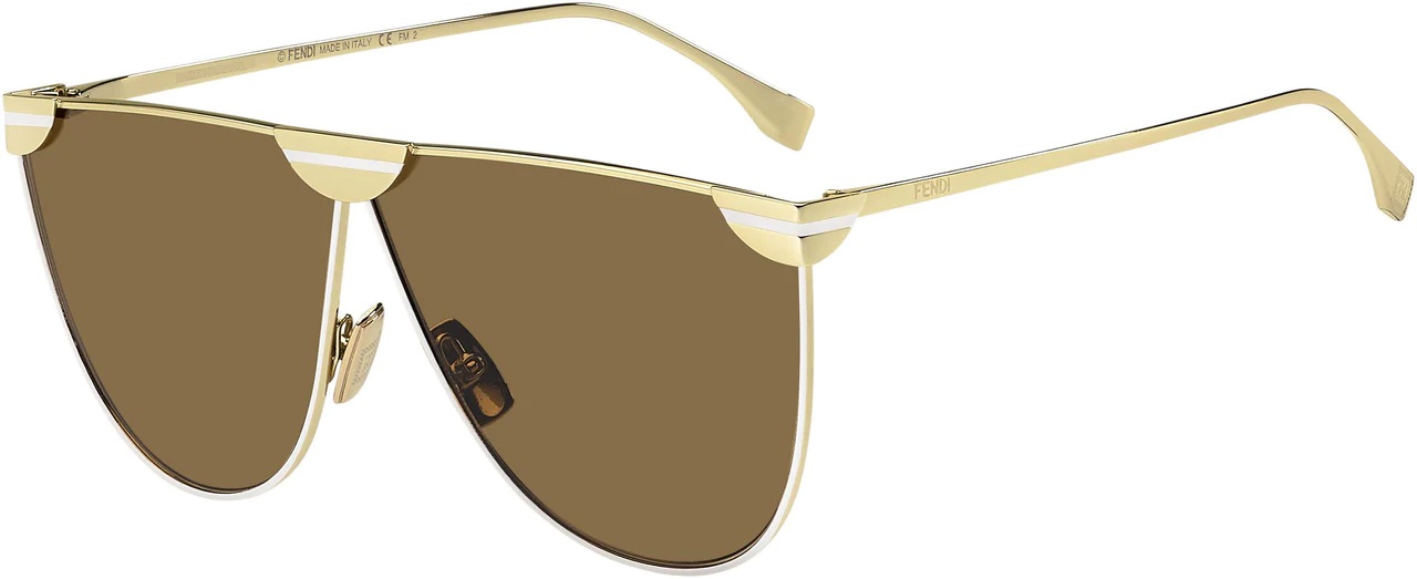 Fendi Brown Shield Ladies Sunglasses FF 0467/S 001Q/70 69 716736412986 -  Sunglasses - Jomashop