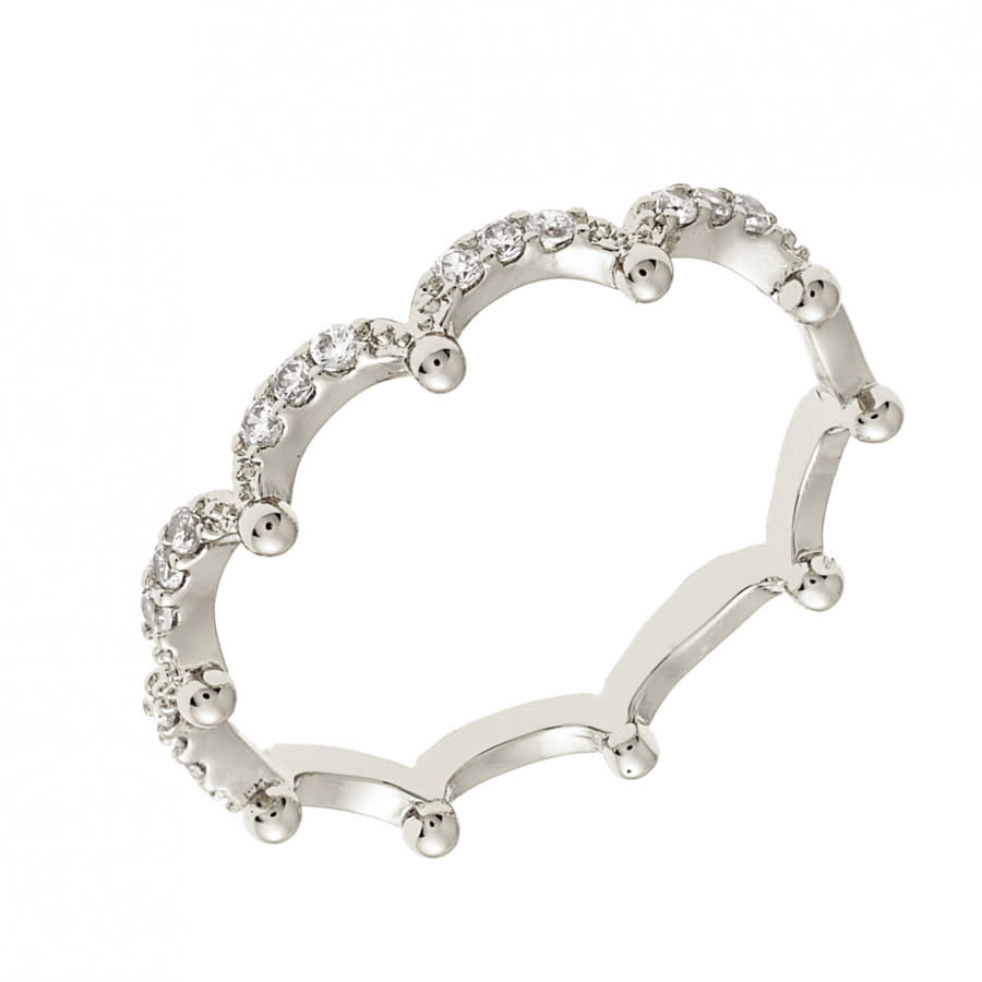 Elegant Confetti Petunia Ladies Jewelry & Cufflinks Ecj2201r8 In White