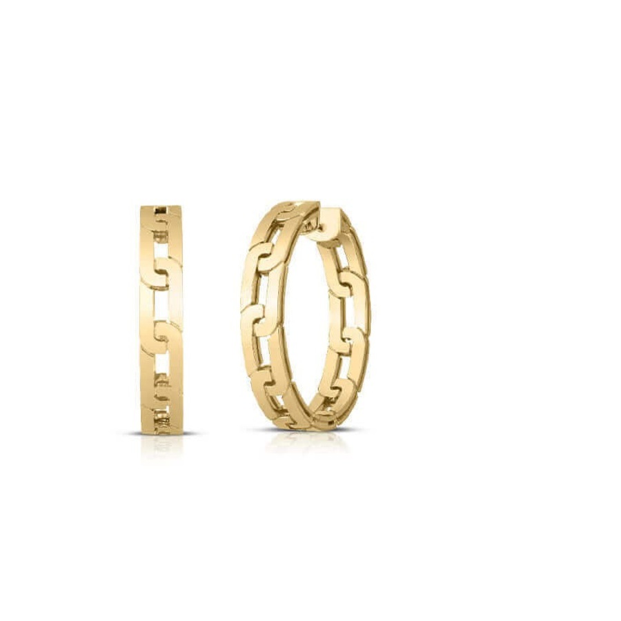 Roberto Coin 18k Yellow Gold Navarra Hoop Earrings, 20mm