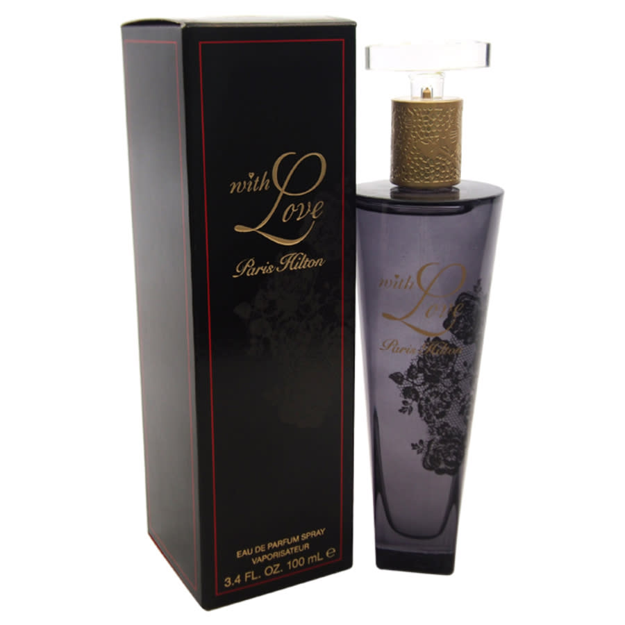 Paris Hilton With Love By  Edp Spray 3.4 oz (100 Ml) (w) In Green