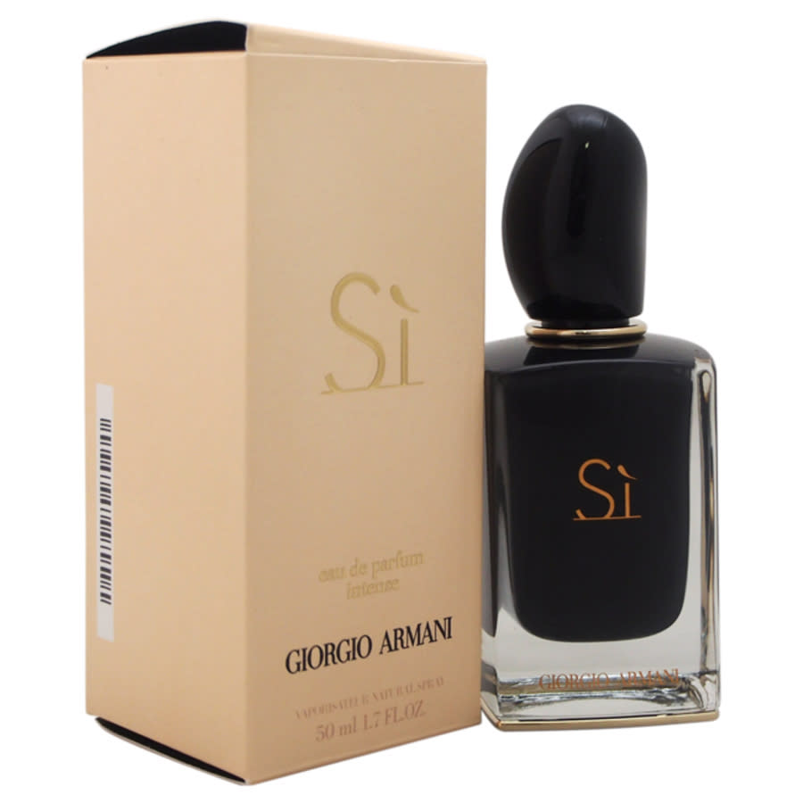 Giorgio Armani Si Intense By  Edp Spray 1.7 oz (50 Ml) (w) In Black