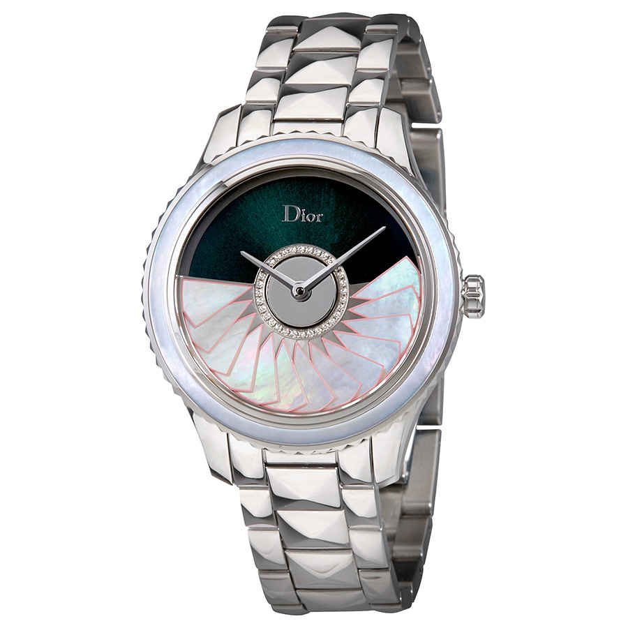 Dior Viii Grand Bal Automatic Ladies Watch Cd153b11m002 In Blue / Green / Mother Of Pearl