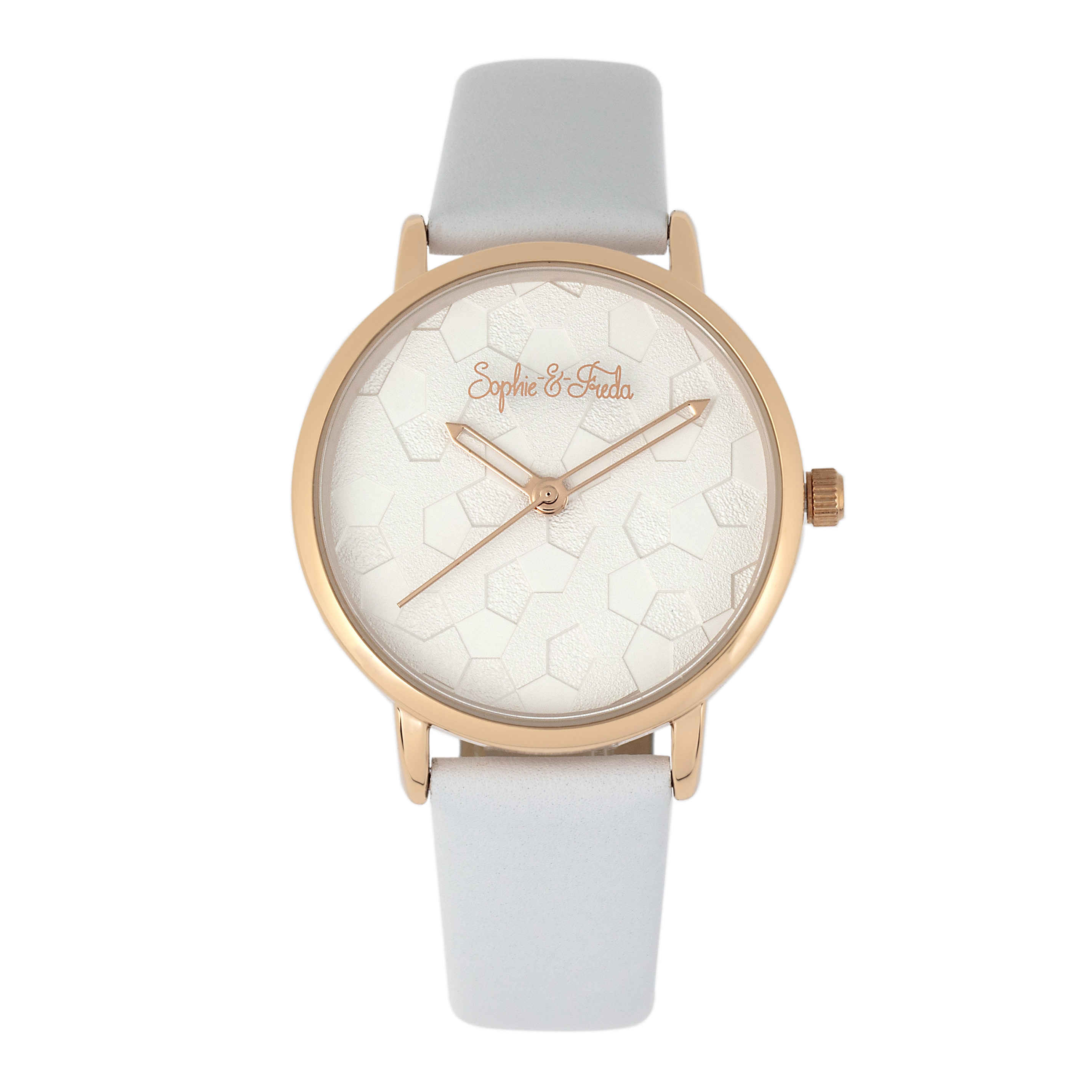 Shop Sophie And Freda Breckenridge Quartz White Dial Ladies Watch Sf4706 In Gold Tone / Rose / Rose Gold Tone / White