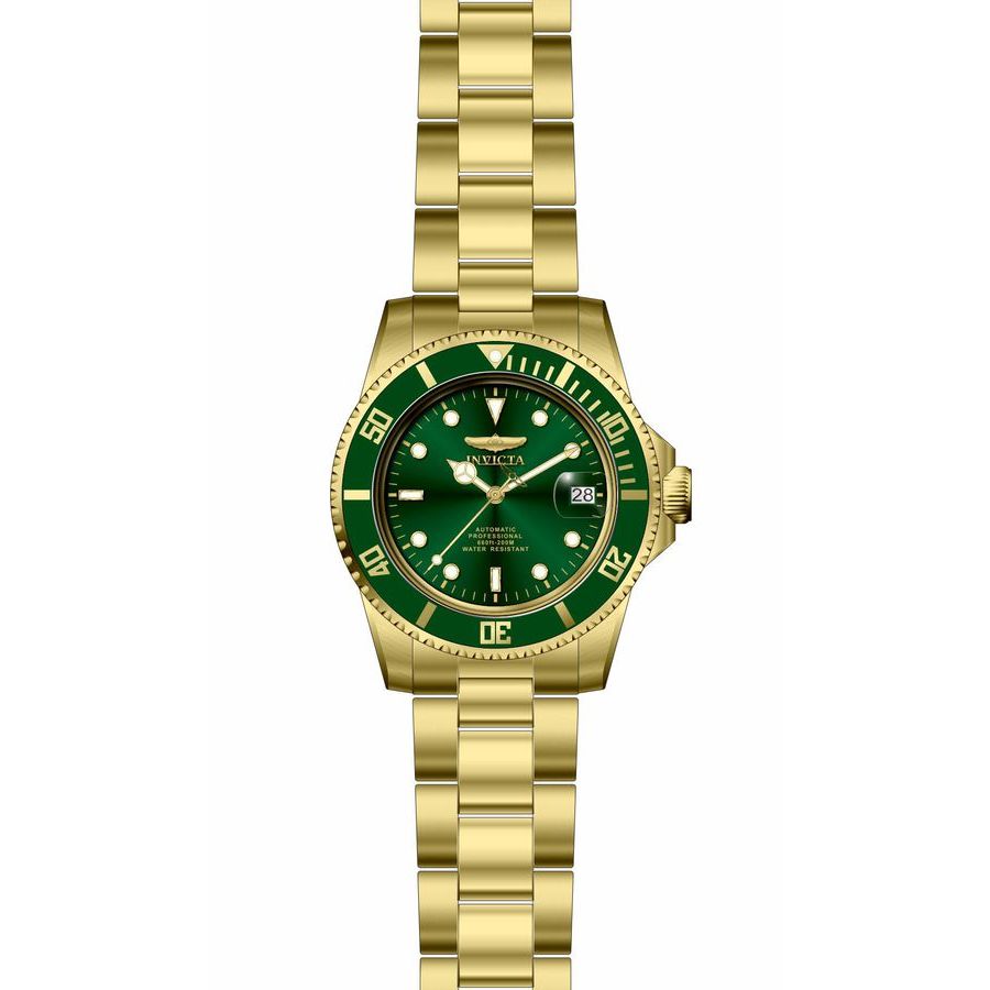 invicta green dial watch