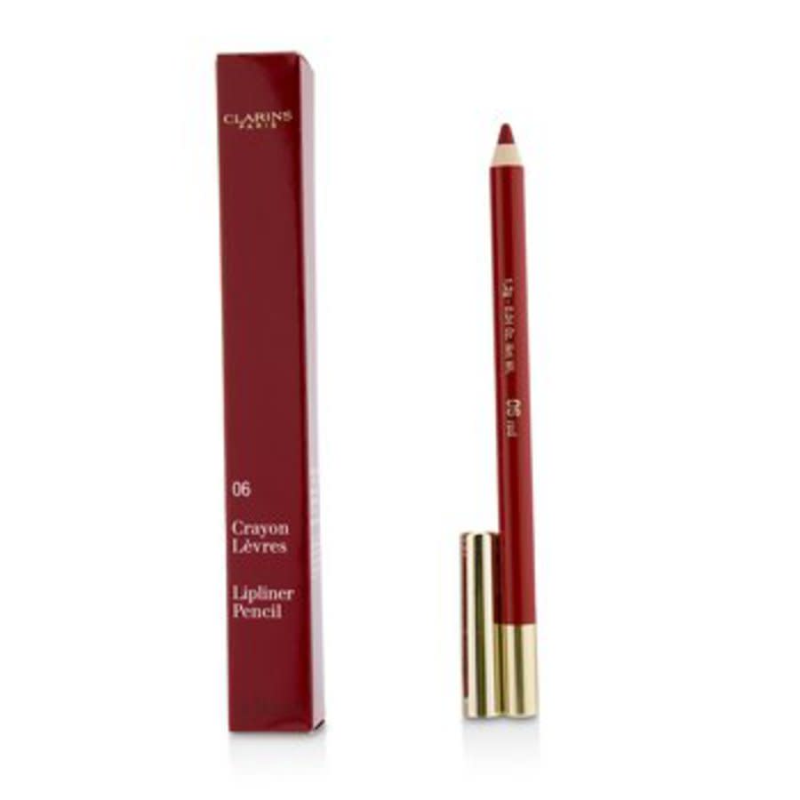 Clarins Ladies Lipliner Pencil 0.04 oz #06 Red Makeup 3380810156805