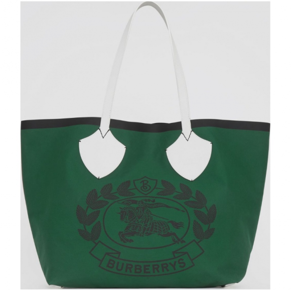 burberry dark racing green the giant tote bag