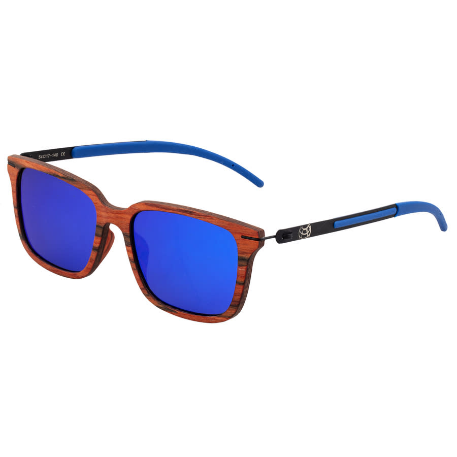 Earth Unisex Multi-color Wayfarer Sunglasses Esg043rb In Blue