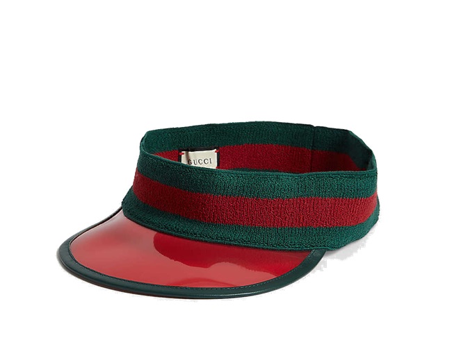 gucci vinyl visor