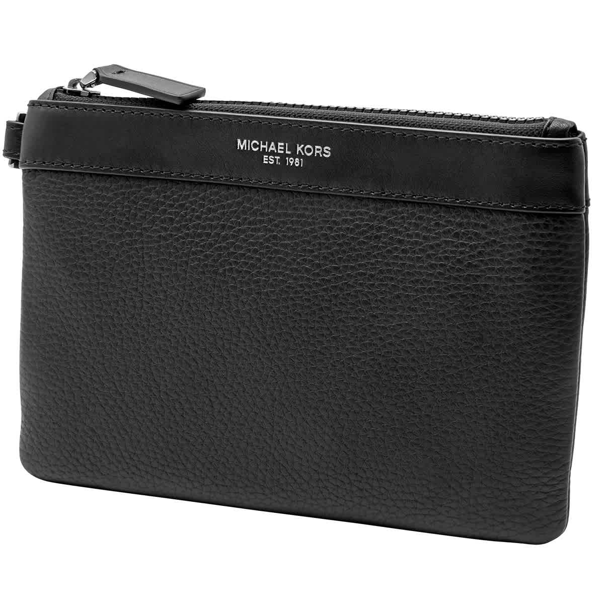 Michael Kors Logo Travel Pouch - Black - Wallets