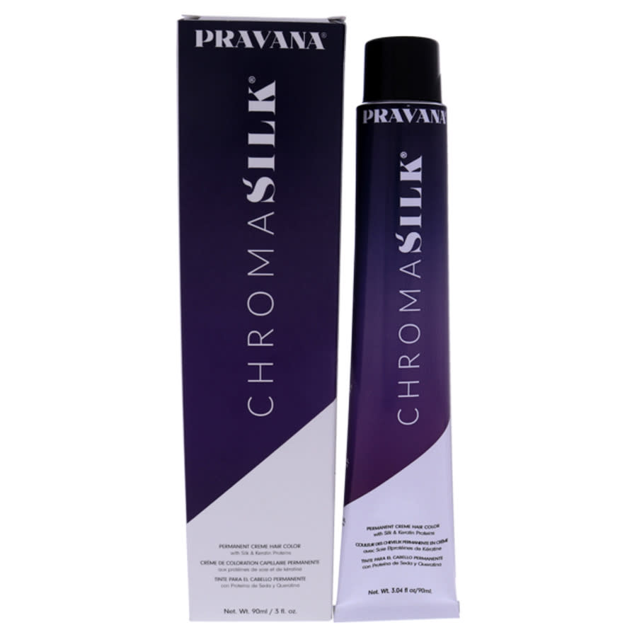 Pravana Chromasilk Creme Hair Color - 4.37 Golden Violet Brown By  For Unisex - 3 oz Hair Color