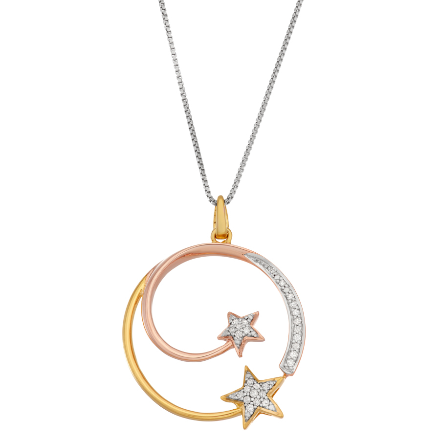 HETAL DIAMONDS LADIES STAR DIAMOND PENDANT PD1704-TT-925