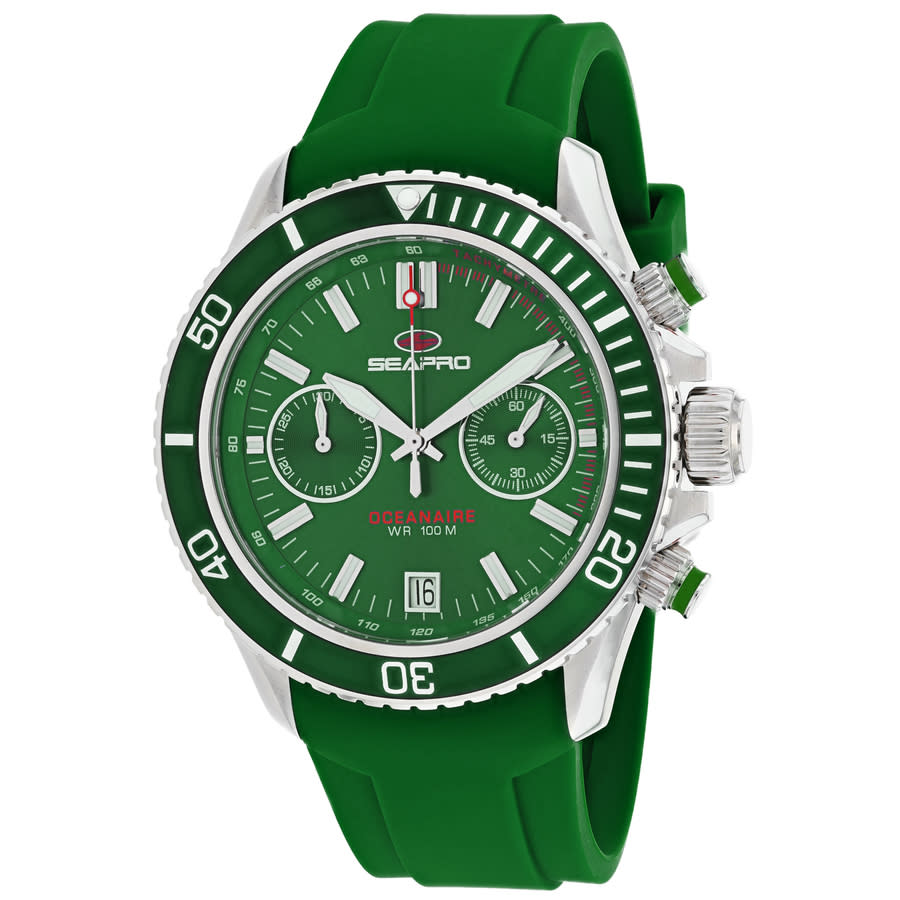 Seapro Men's Thrash Green Dial Watch In Green