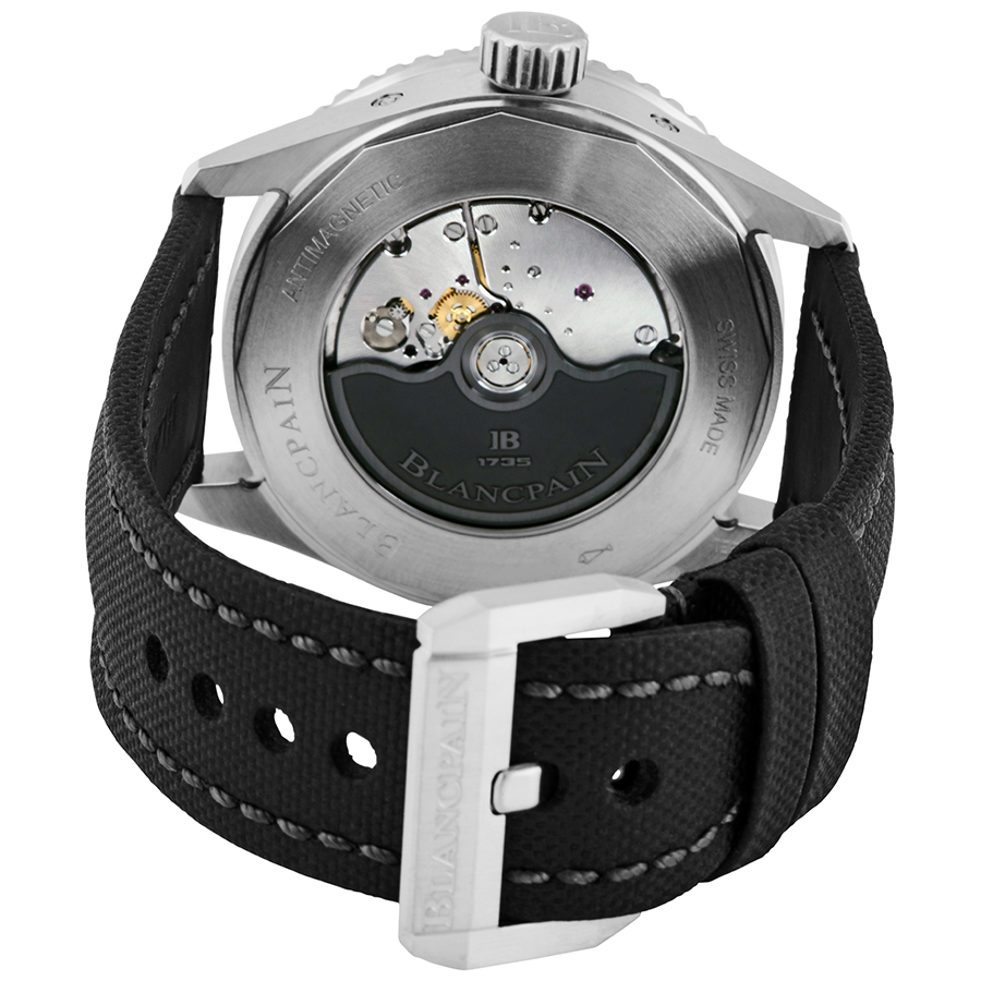 Shop Blancpain Fifty Fathoms Automatic Grey Dial Men's Watch 5054-1110-b52a In Black / Grey