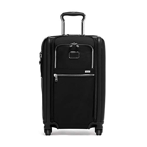 Tumi Alpha International Dual Access 4-wheel Carry-on In Black Chrome
