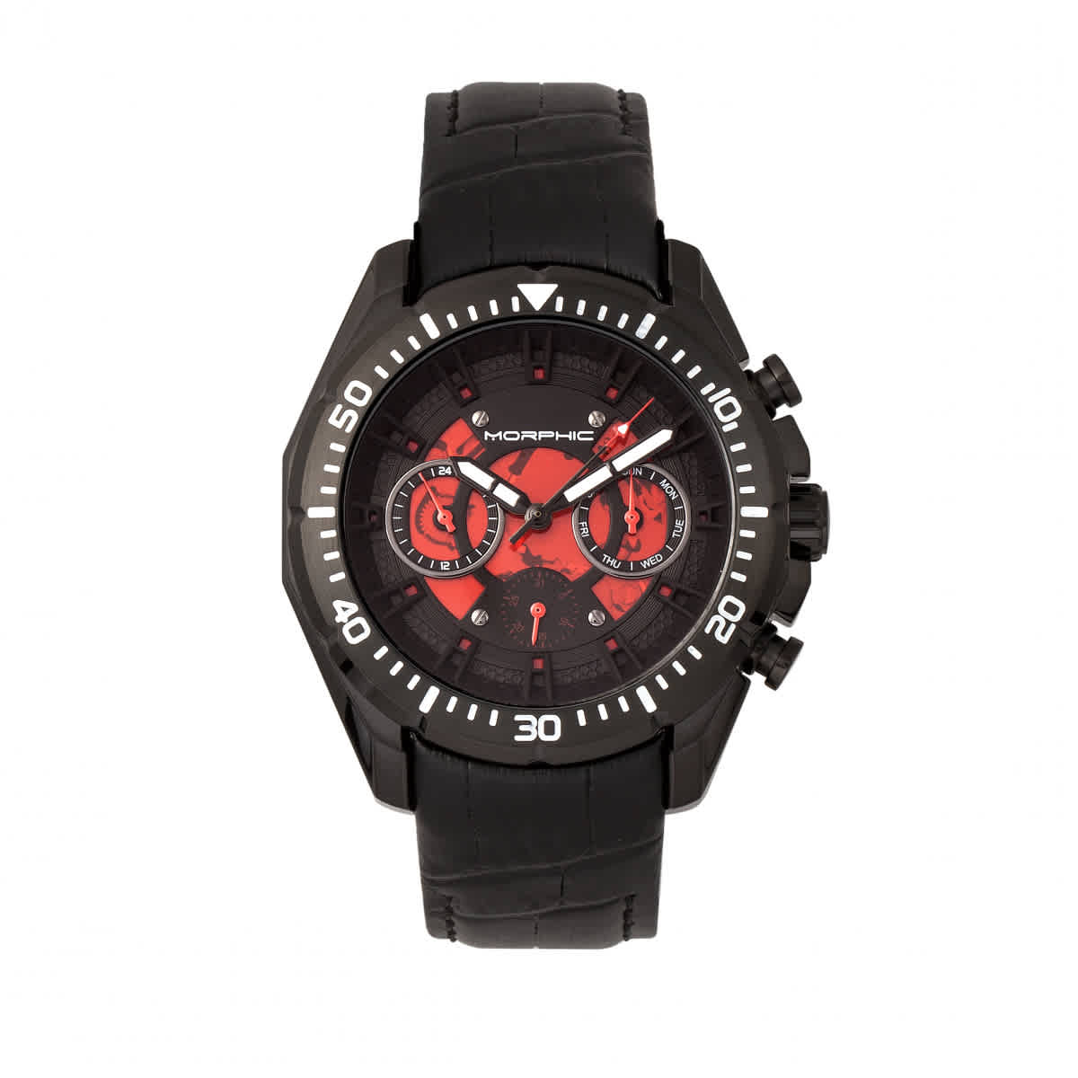 MORPHIC MORPHIC M66 SERIES BLACK DIAL MENS WATCH 6606