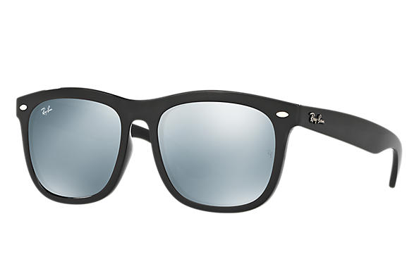 Ray Ban Silver Mirror Square Unisex Sunglasses Rb4260d 601/30 57 In Black /  Silver | ModeSens