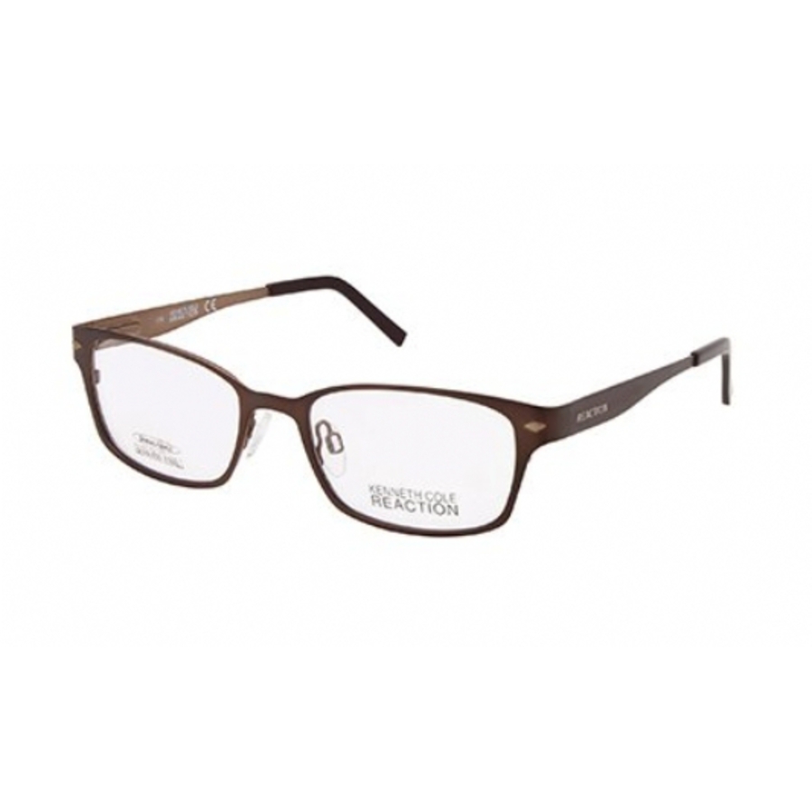 Kenneth Cole Reaction Square Ladies Eyeglasses Kc0740 50 51 In Brown