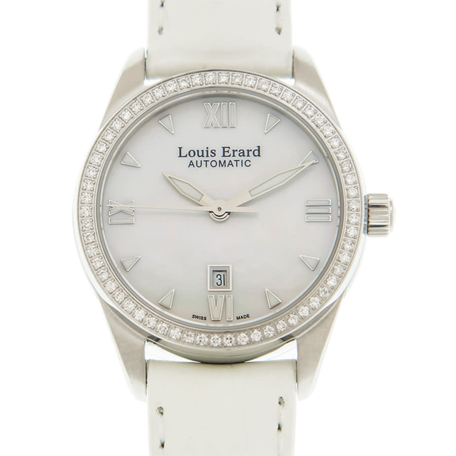 Louis Erard Men's 'Heritage' Silver Dial Silver Stainless Steel Bracel –  Montret